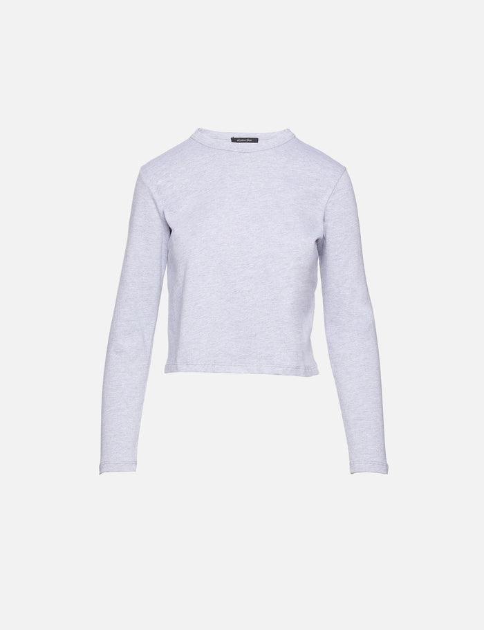 Carrie Long Sleeve Shirt,ELYSEWALKER LABEL,MEDIUM HEATHER GREY,Image 1