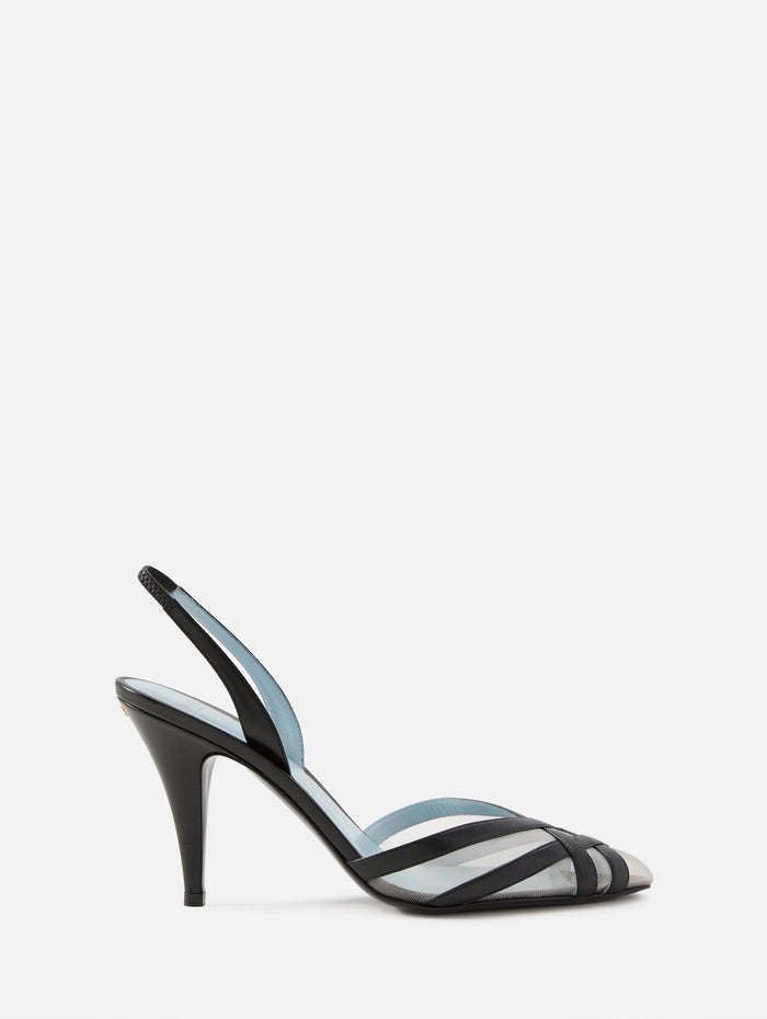 Garavani Slingback Heel,VALENTINO GARAVANI,NERO/NUDE,Image 1