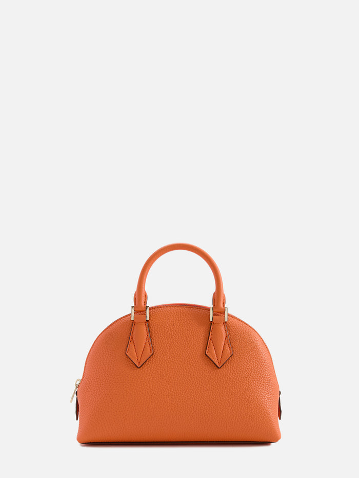 Reina Bull Top Handle Bag,MOREAU PARIS,ORANGE,Image 1