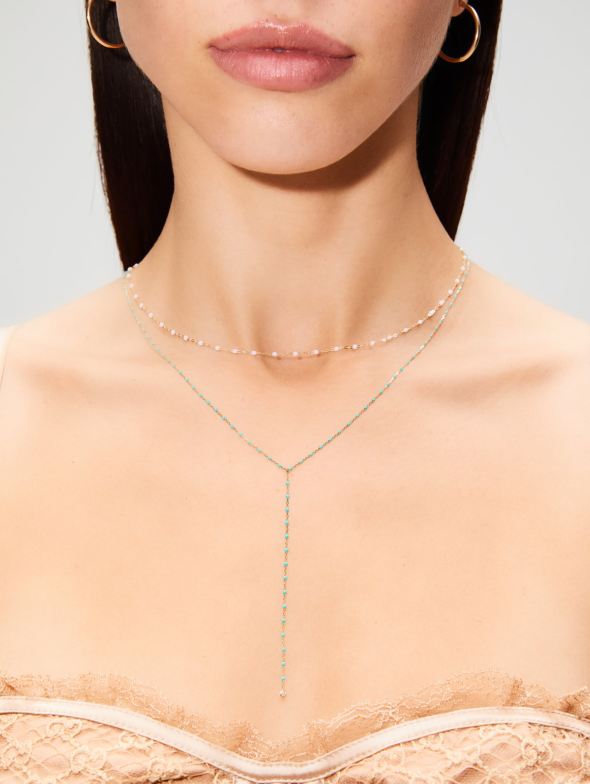 Classic Gigi Necklace,GIGI CLOZEAU,WHITE,Image 23