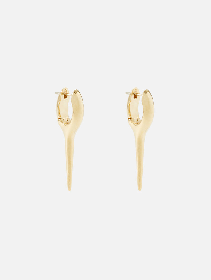 Small Lola Needle Earring,MELISSA KAYE,YELLOW GOLD,Image 1