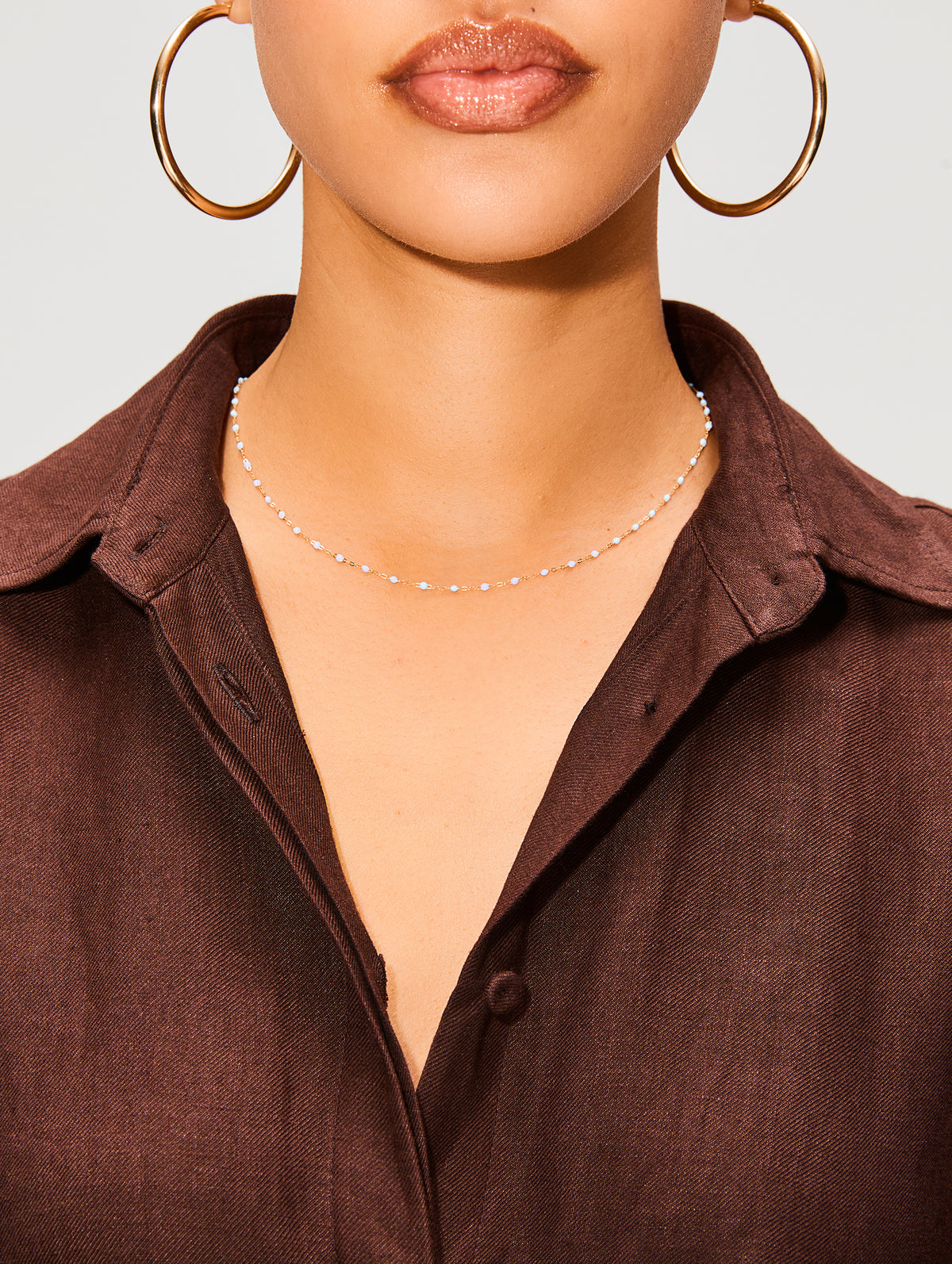 Classic Gigi Necklace,GIGI CLOZEAU,WHITE,Image 47
