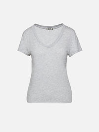 V Neck T Shirt,ÉTERNE,BLACK,Image 6