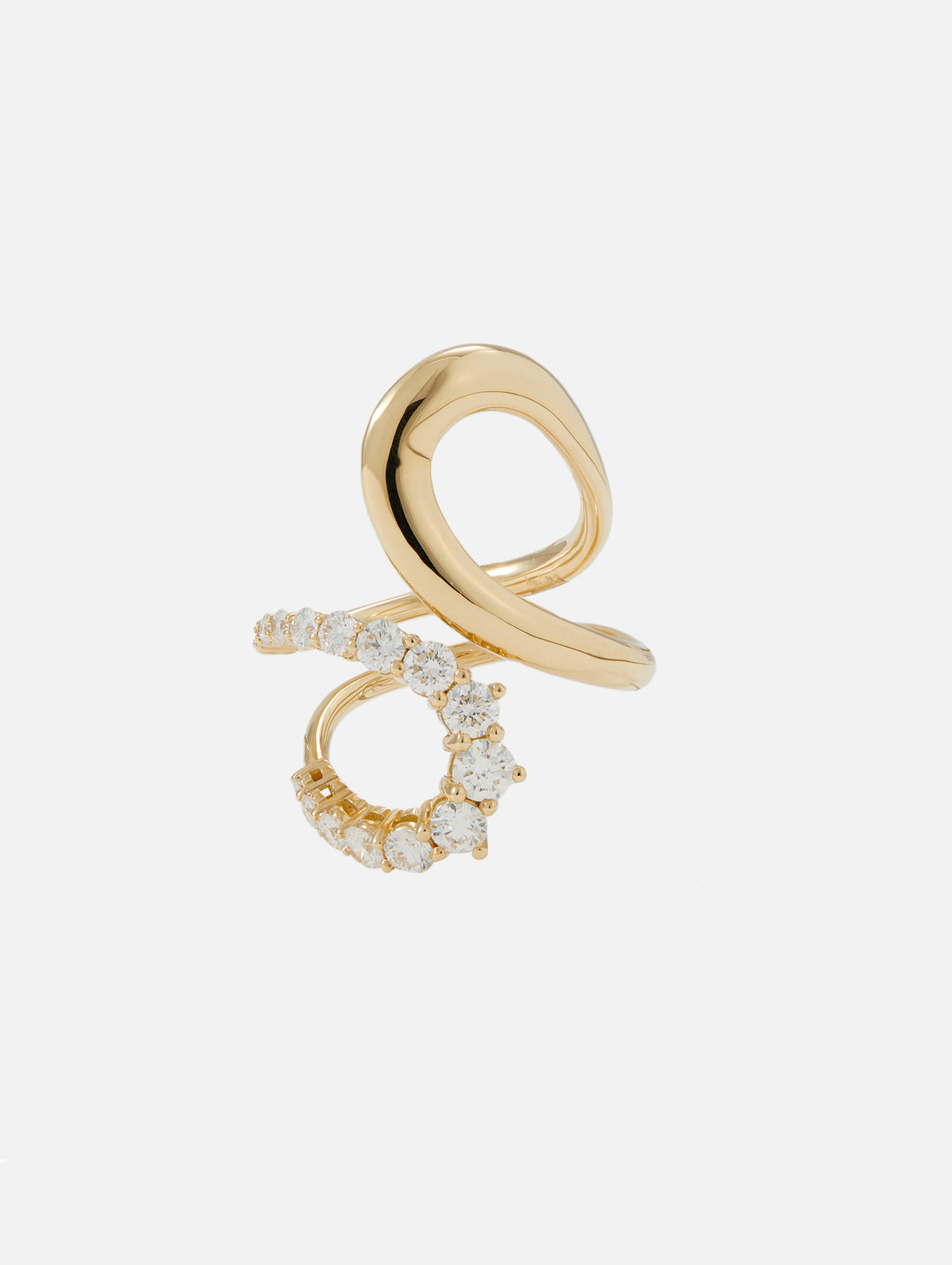 Aria Diamond Jane Ring,MELISSA KAYE,YELLOW GOLD,Image 1
