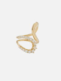 Aria Diamond Jane Ring,MELISSA KAYE,YELLOW GOLD,Image 3