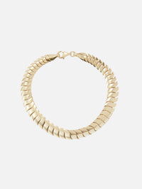 Wide Cobra Bracelet,SHYLEE ROSE,YELLOW GOLD,Image 3