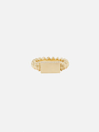 XL Corda Ring,RENVI,YELLOW GOLD,Image 1