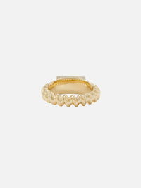 XL Corda Ring,RENVI,YELLOW GOLD,Image 4