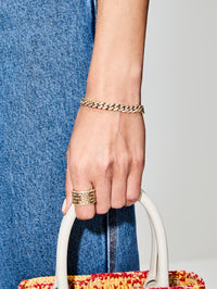 XL Veto Bracelet,RENVI,YELLOW GOLD,Image 2