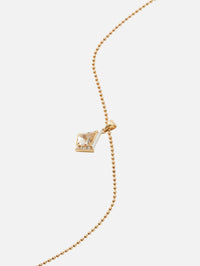 White Topaz and Diamond Twinkle Necklace,EMILY P WHEELER,YELLOW GOLD,Image 3