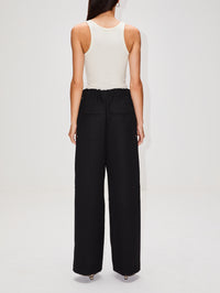 High Neck Fitted Tank,ÉTERNE,BLACK,Image 11