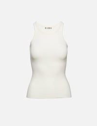 High Neck Fitted Tank,ÉTERNE,BLACK,Image 9