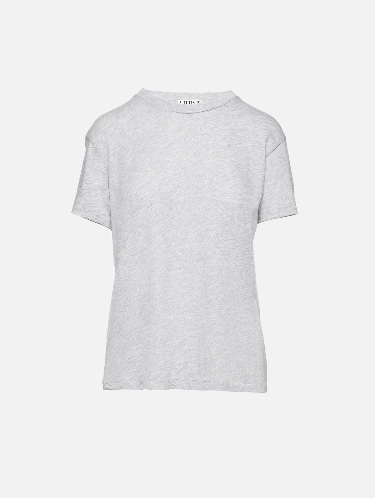 Short Sleeve Boyfriend T-Shirt,ÉTERNE,HEATHER GREY,Image 7
