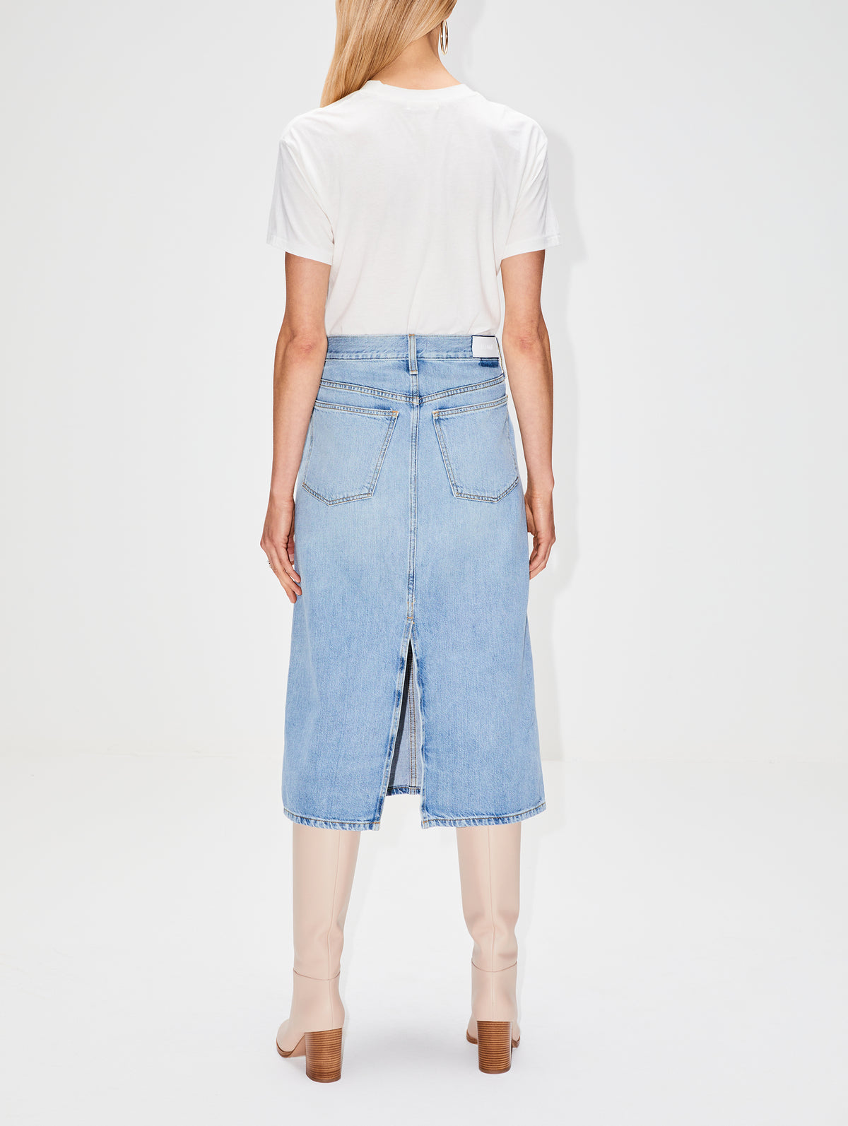 Short Sleeve Boyfriend T-Shirt,ÉTERNE,HEATHER GREY,Image 3