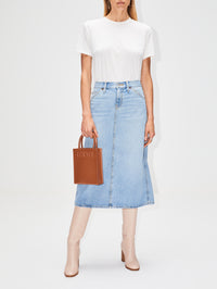 Short Sleeve Boyfriend T-Shirt,ÉTERNE,HEATHER GREY,Image 2