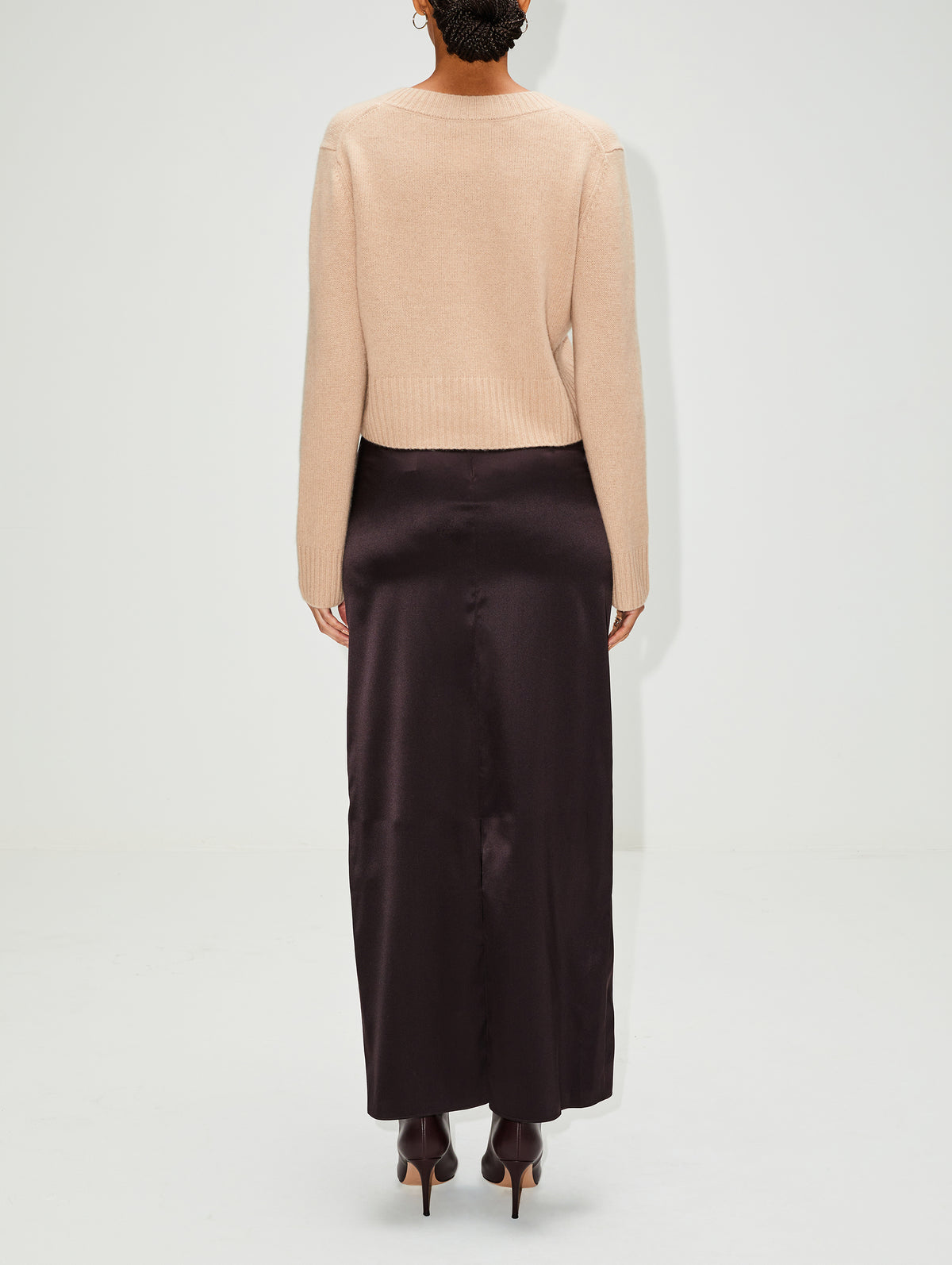 Dove Cropped Cardigan,ELYSEWALKER LABEL,CHALK,Image 9