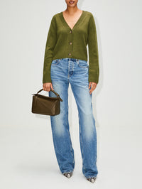 Dove Cropped Cardigan,ELYSEWALKER LABEL,CHALK,Image 2