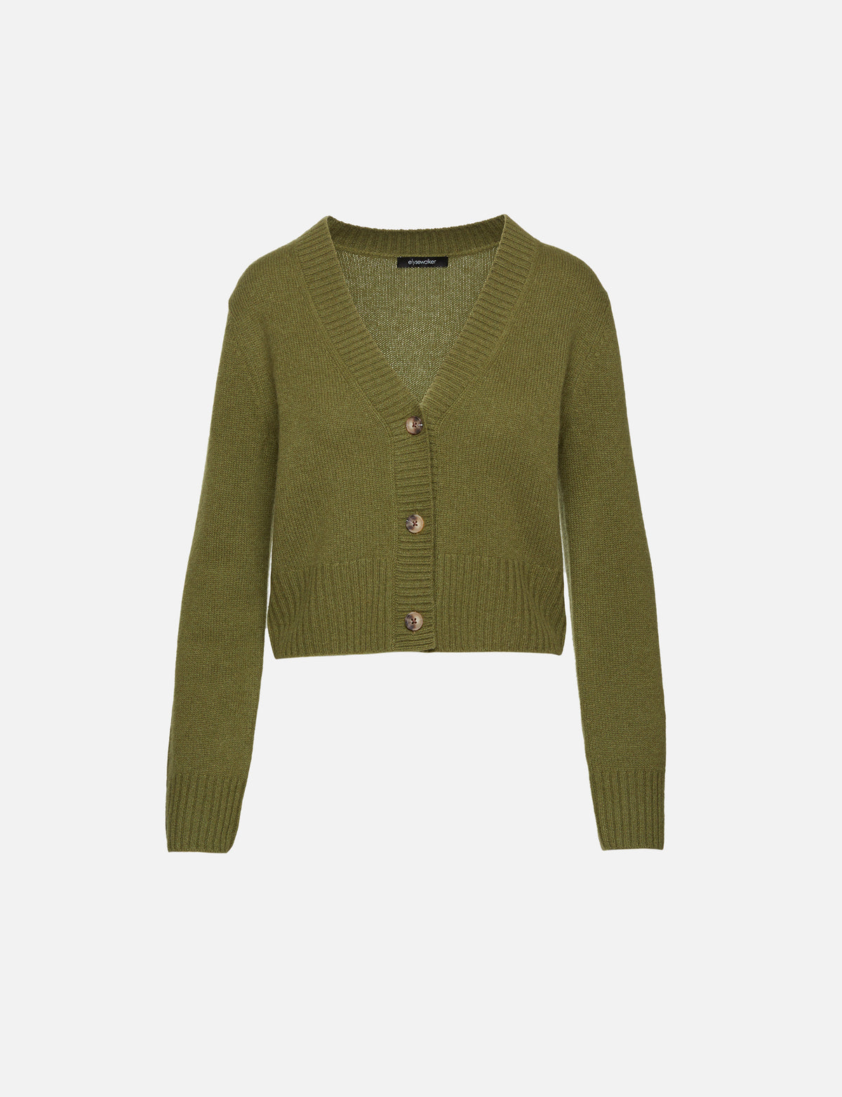 Dove Cropped Cardigan,ELYSEWALKER LABEL,CHALK,Image 1