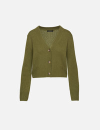 Dove Cropped Cardigan,ELYSEWALKER LABEL,CHALK,Image 1