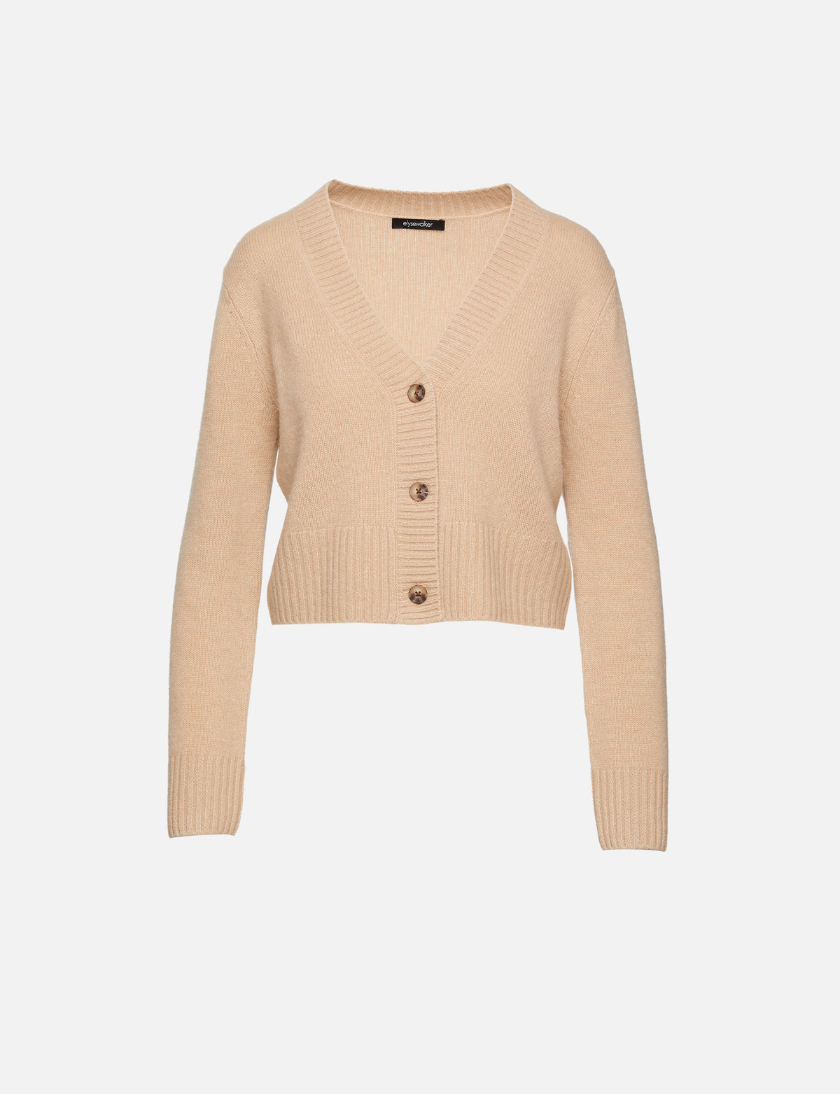 Dove Cropped Cardigan,ELYSEWALKER LABEL,CHALK,Image 7