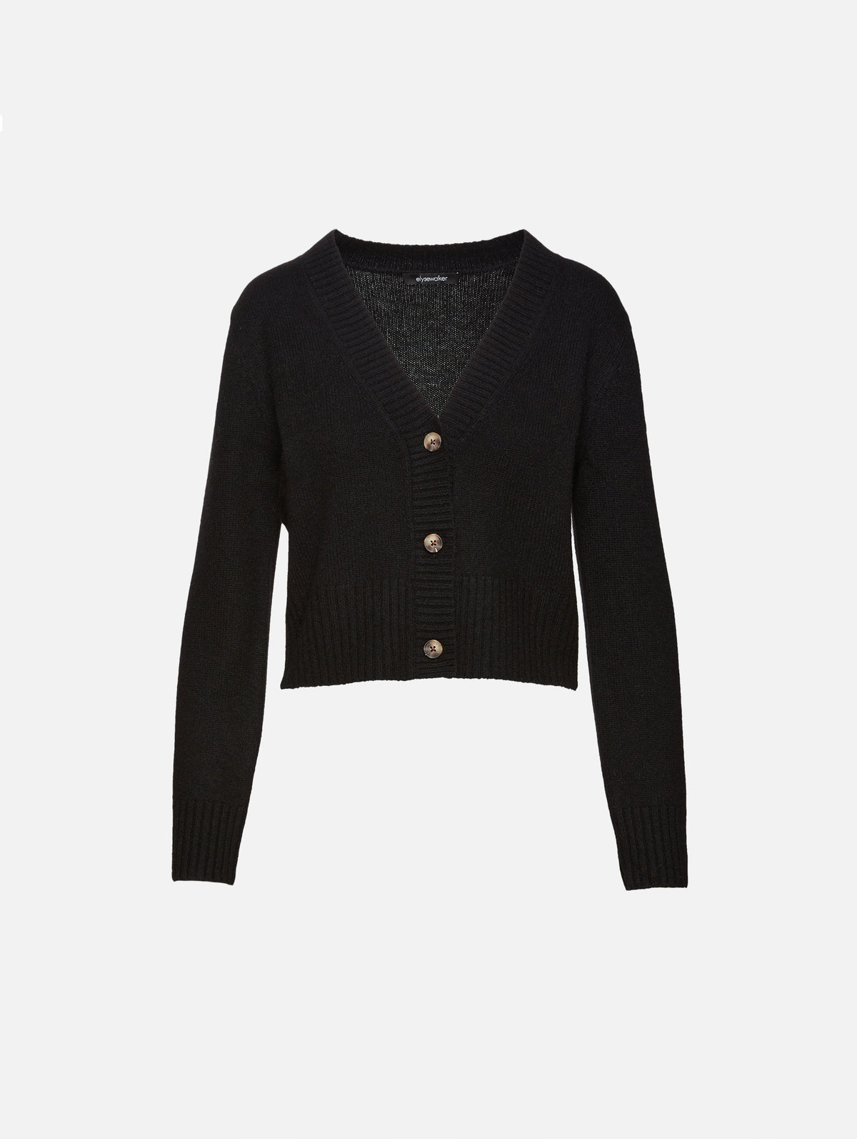 Dove Cropped Cardigan,ELYSEWALKER LABEL,CHALK,Image 4