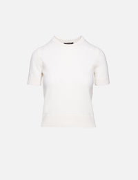 Dixie Short Sleeve Sweater,ELYSEWALKER LABEL,CHALK,Image 10