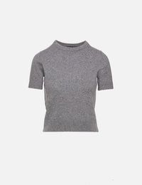 Dixie Short Sleeve Sweater,ELYSEWALKER LABEL,CHALK,Image 4