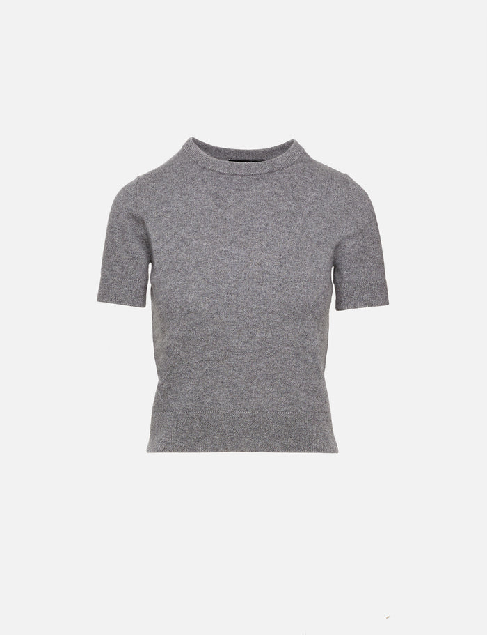 Dixie Short Sleeve Sweater,ELYSEWALKER LABEL,THUNDER,Image 1