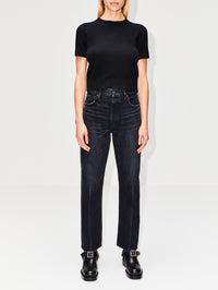 Dixie Short Sleeve Sweater,ELYSEWALKER LABEL,CHALK,Image 14