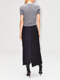 Dixie Short Sleeve Sweater,ELYSEWALKER LABEL,CHALK,Image 6
