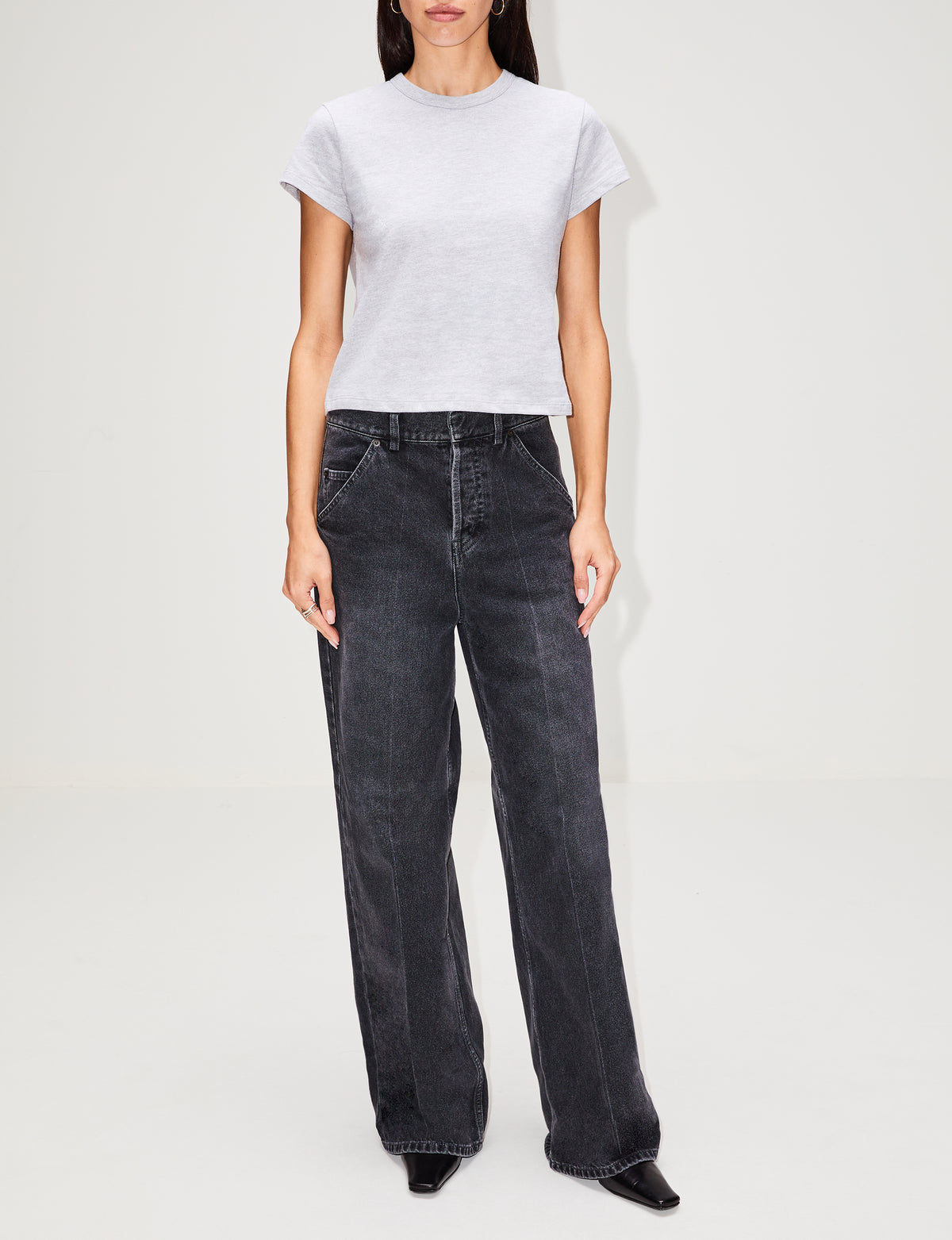 Carrie Crew,ELYSEWALKER LABEL,WHITE,Image 2
