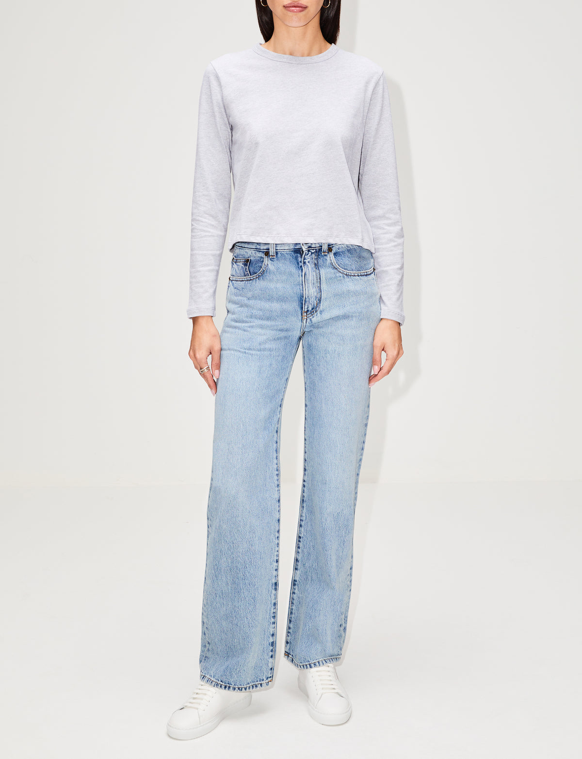 Carrie Long Sleeve Shirt,ELYSEWALKER LABEL,BLACK,Image 12