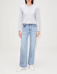 Carrie Long Sleeve Shirt,ELYSEWALKER LABEL,BLACK,Image 12