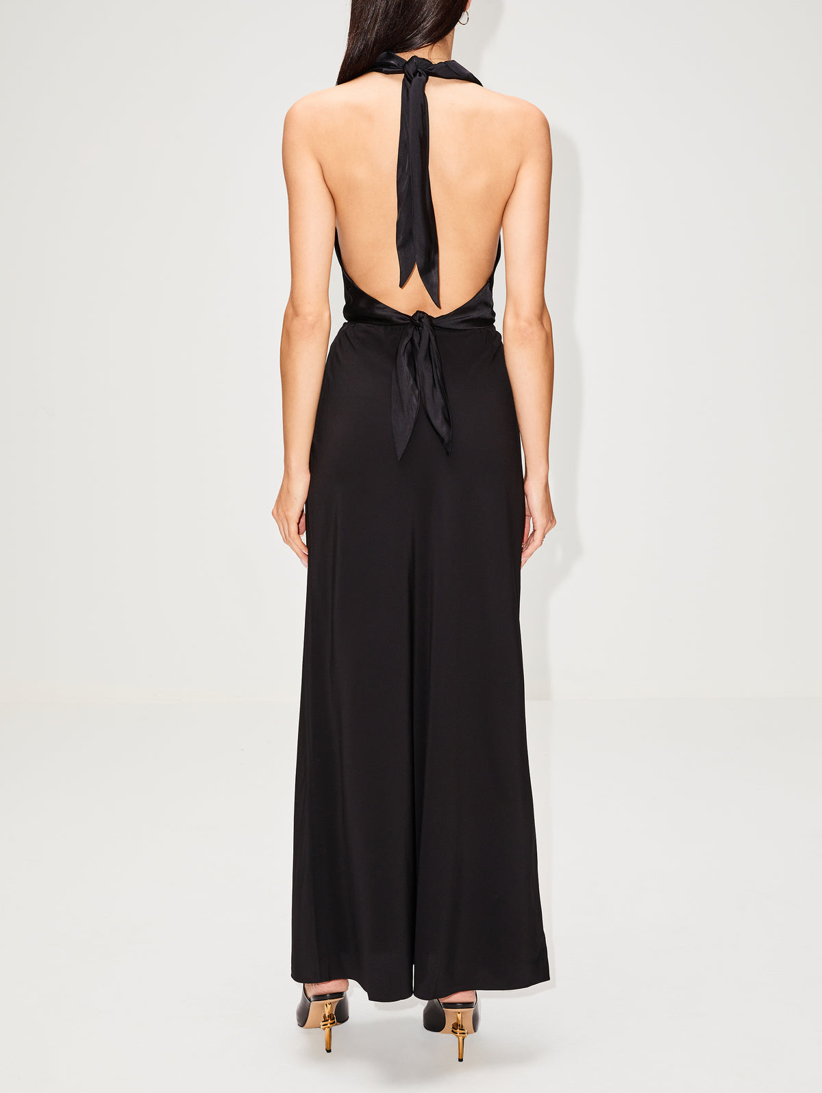 Bias Elastic Skirt,MATTEAU,BLACK,Image 4