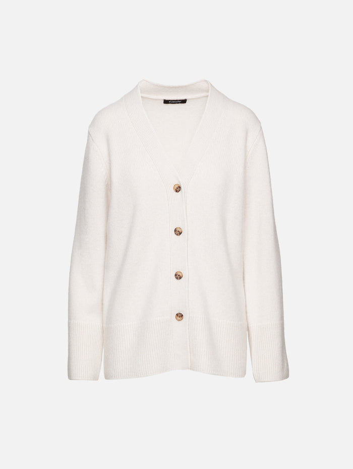 Declan Boyfriend Cardigan,ELYSEWALKER LABEL,ECRU,Image 1
