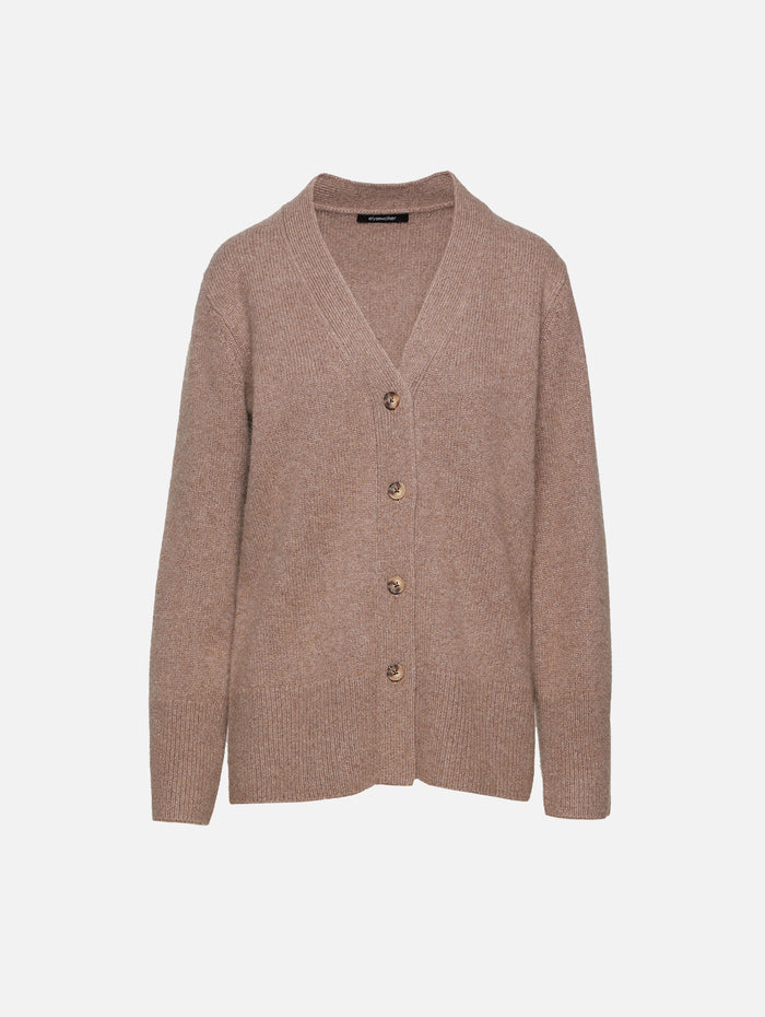Declan Boyfriend Cardigan,ELYSEWALKER LABEL,WALNUT,Image 1