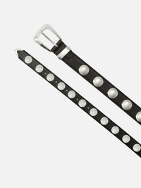 Benny Stud Belt 30mm,KHAITE,BLACK,Image 3