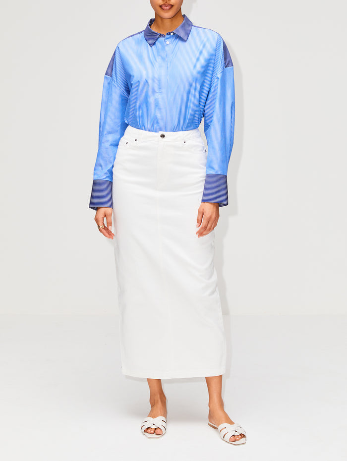 Harvey Skirt,POSSE,VINTAGE WHITE,Image 1