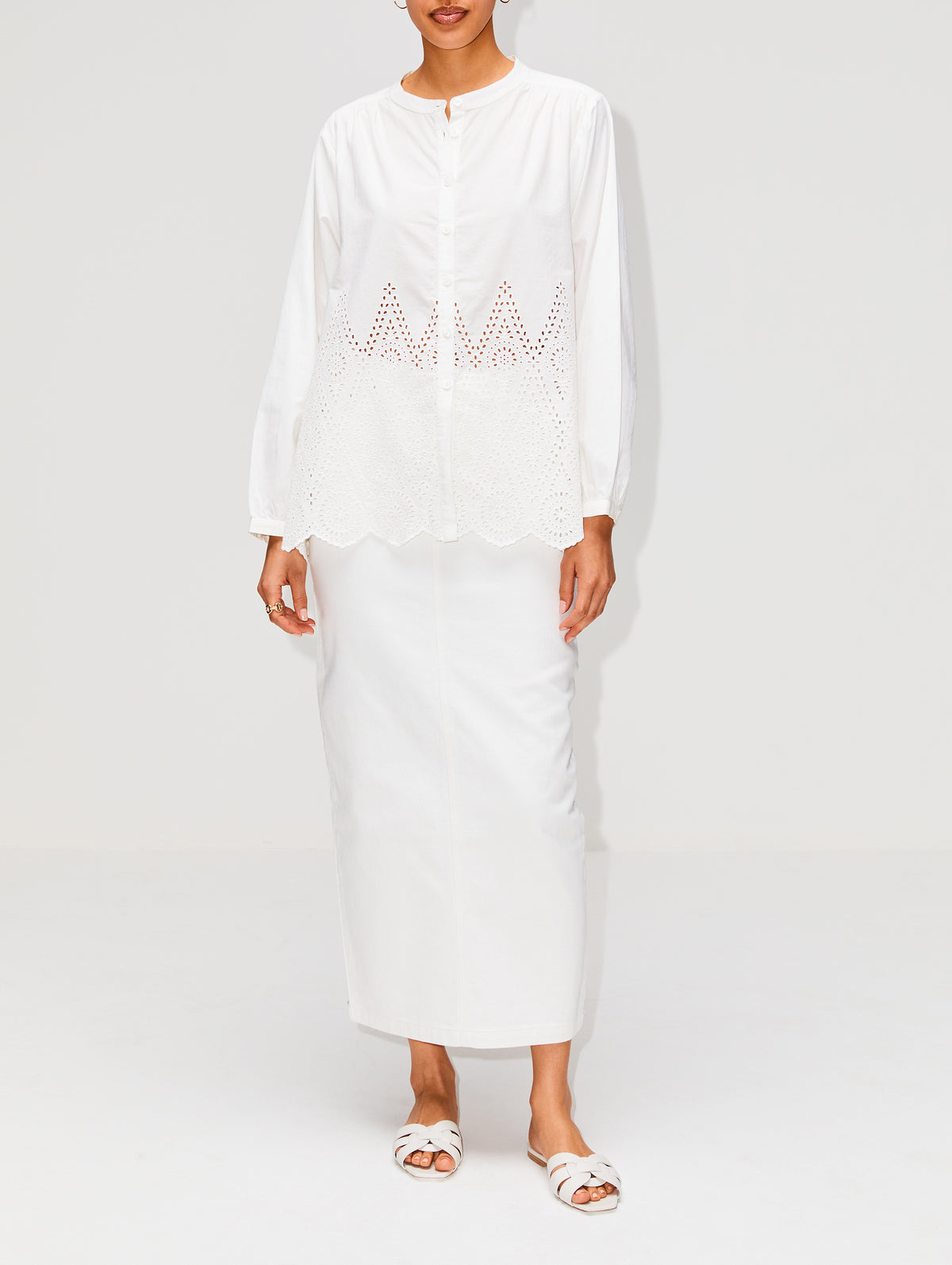 Louisa Shirt,POSSE,WHITE,Image 2