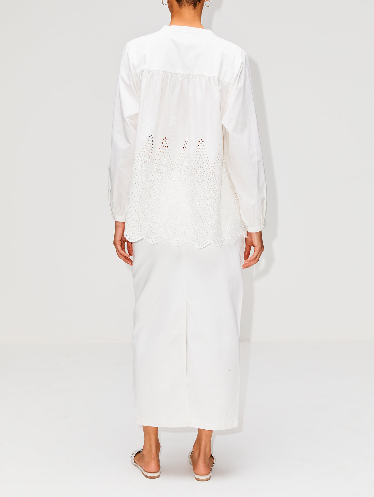 Louisa Shirt,POSSE,WHITE,Image 3