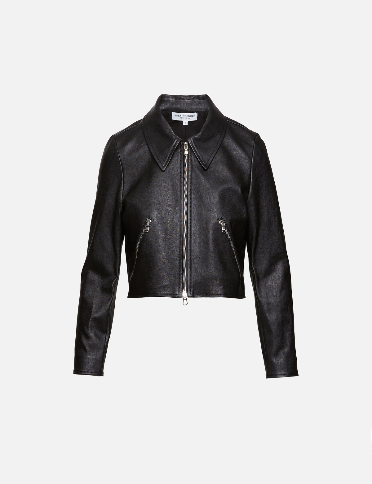 Relaxed Flight Jacket,SUSAN BENDER,BLACK,Image 1