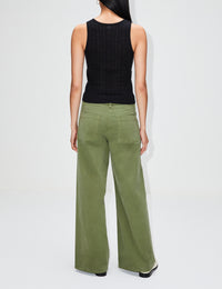Gene Pointelle Tank,SABLYN,BLACK,Image 3