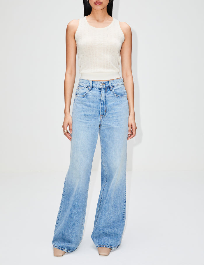 Gene Pointelle Tank,SABLYN,GARDENIA,Image 1