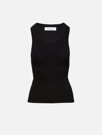 Rib Fit Scoop Tank,SPRWMN,WHITE,Image 4