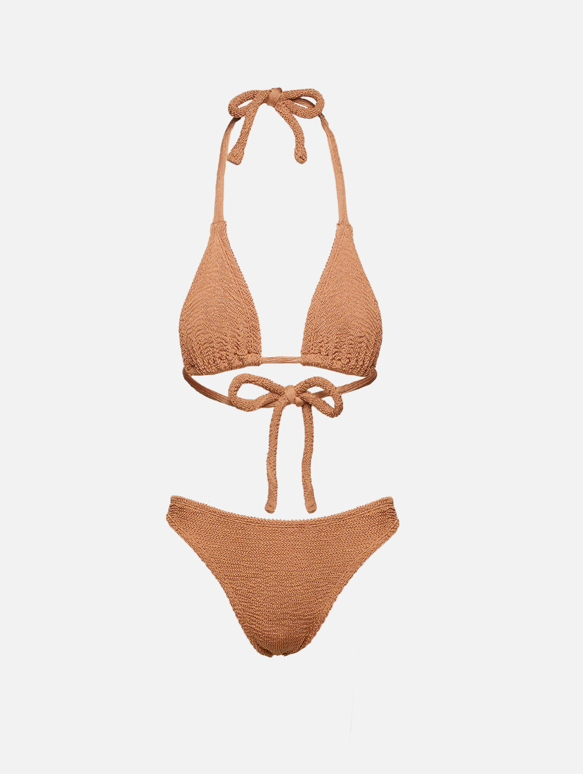Tammy Bikini,HUNZA G,METALLIC COCOA,Image 1