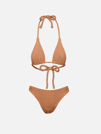 Tammy Bikini,HUNZA G,METALLIC COCOA,Image 1
