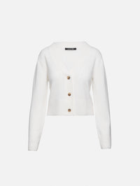 Dove Cropped Cardigan,ELYSEWALKER LABEL,CHALK,Image 13