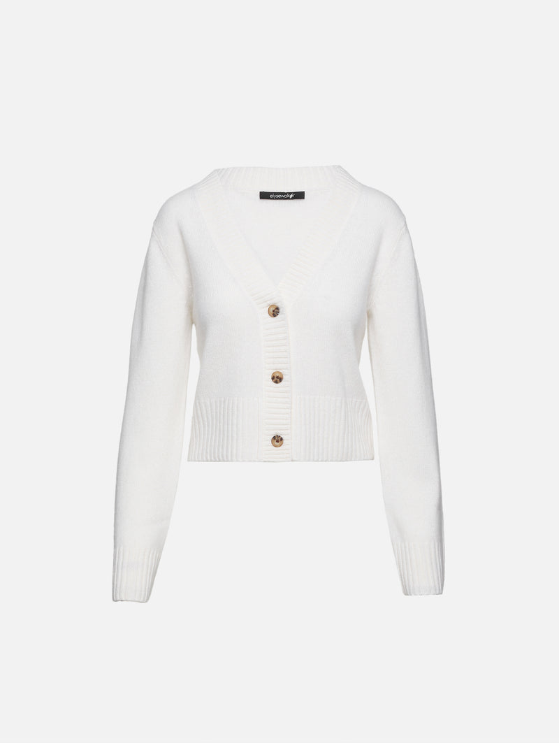 Dove Cropped Cardigan