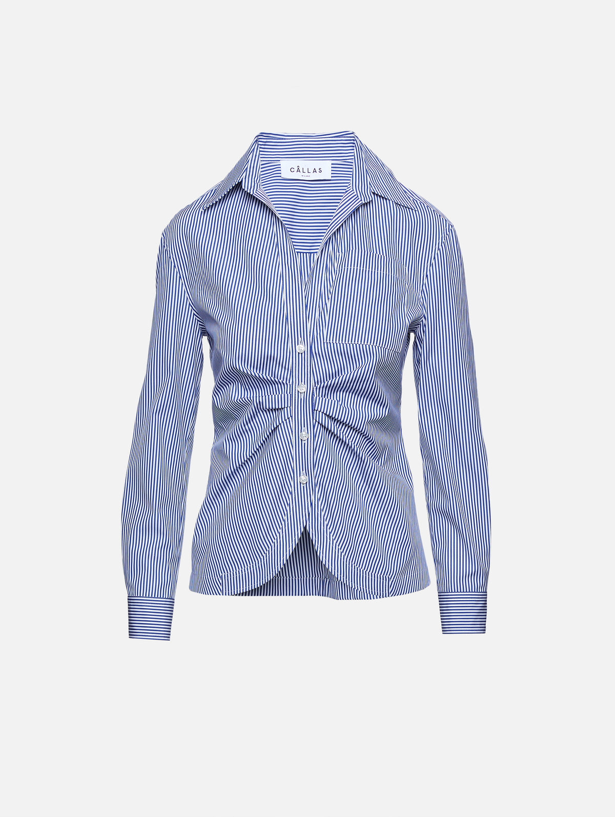 Sierra Shirt,CALLAS MILANO,NAVY/WHITE,Image 1