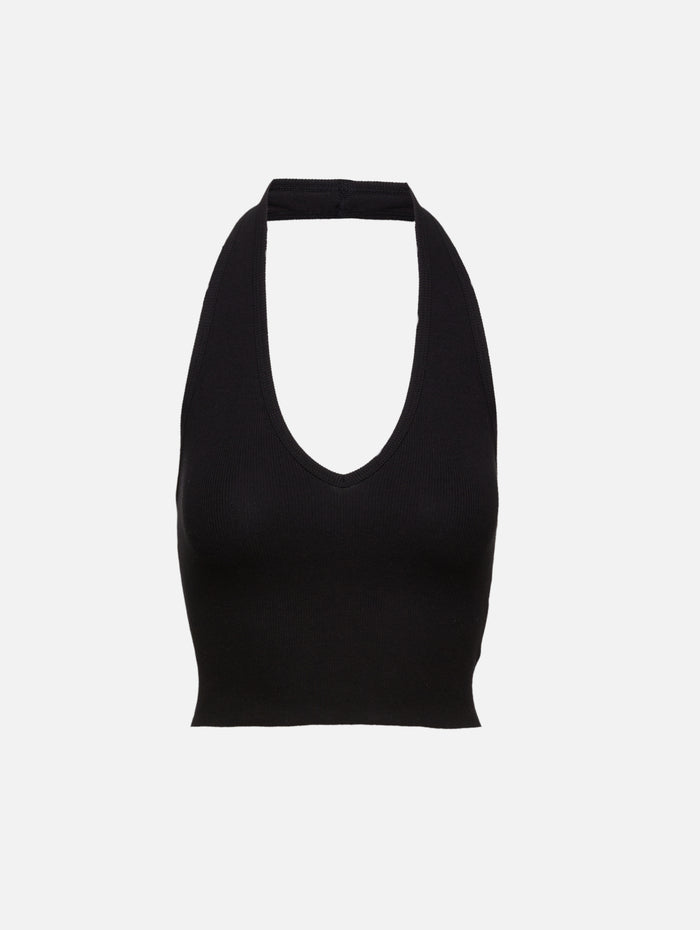Halter Top,ÉTERNE,BLACK,Image 1